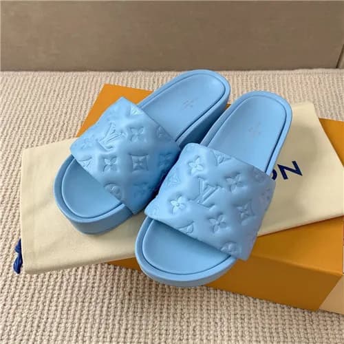 Louis Vuitton 2021 Women's Leather Slipper,LOU… - 1