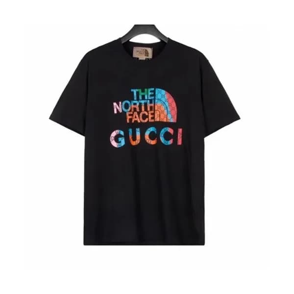 Gucci Mm/Wm Logo Short Sleeved Tshirts Black - 구찌… - 1