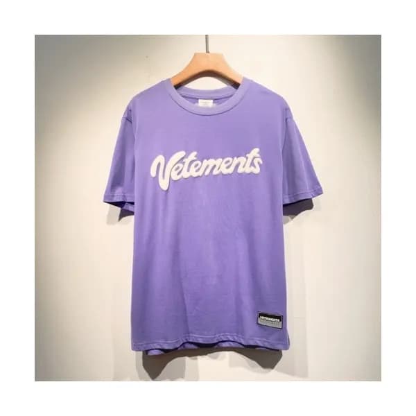 Vetements Mm/Wm Printing Logo Cotton Short Sleeve… - 1