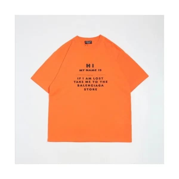 Balenciaga Mm/Wm Logo Cotton Short Sleeved Tshirt… - 1