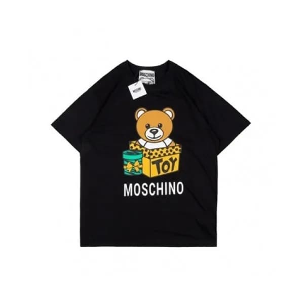 Moschino Mm/Wm Logo Cotton Short Sleeved Tshirts… - 1