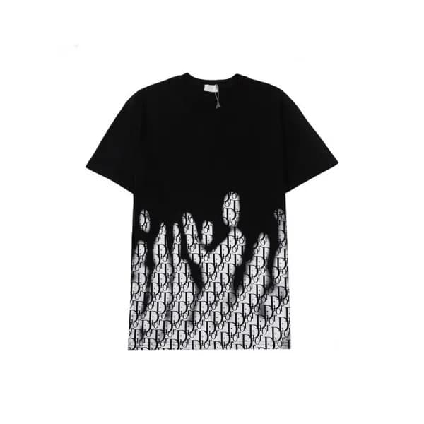 Dior Mm/Wm Casual Crew-neck Short Sleeved Tshirts… - 1