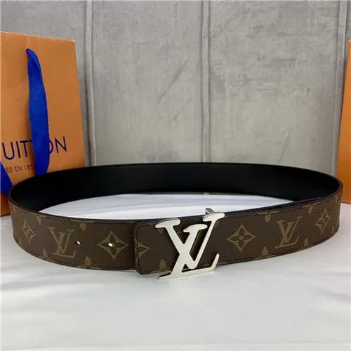 Louis Vuitton 2021 Men's Leather Belt,3.5cm,LO… - 1