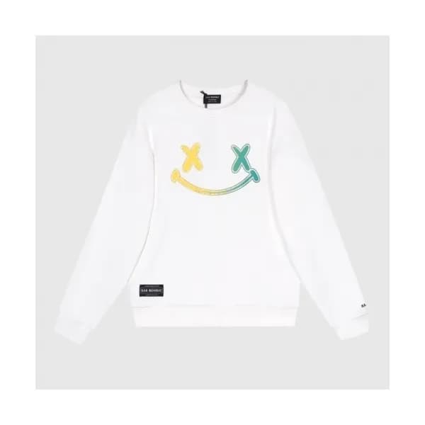 BAD MONDAY Mm/Wm Logo Oversize Cotton Thirts Whi… - 1