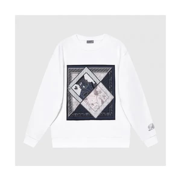 Dior Mens Retro Logo Tshirts White - 디올 2021 남성 레… - 1