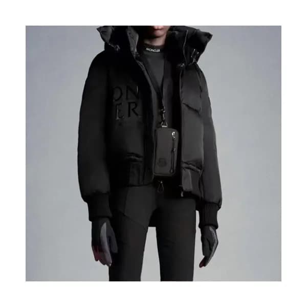 Moncler Womens Patch Logo Modern Duck Down Paddin… - 1