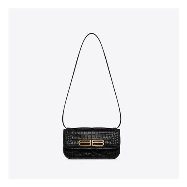 발렌시아가 여성 Gossip 블랙 숄더백 - Womens Black Shoulder Bag… - 1