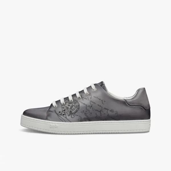 벨루티 남성 Playtime 그레이 스니커즈 - Mens Gray Sneakers - b… - 1
