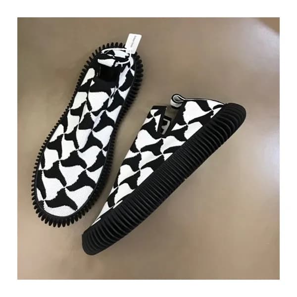 보테가베네타 남/녀 모던 블랙 스니커즈 - Bottega Veneta Unisex Blac… - 1