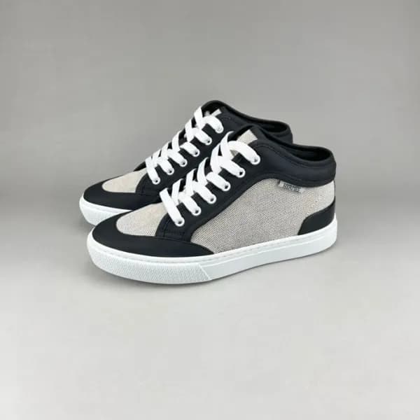 에르메스 남성 클래식 블랙 스니커즈 - Mens Black Sneakers - her080… - 1
