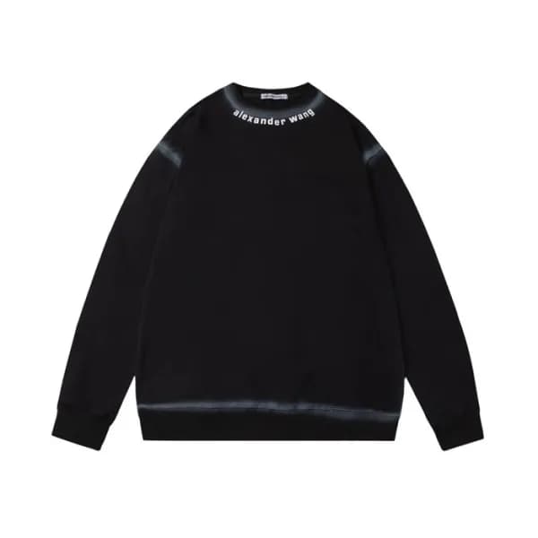 알렉산더왕 남성 모던 블랙 맨투맨 - Mens Black Tshirts - alx0207x - 1