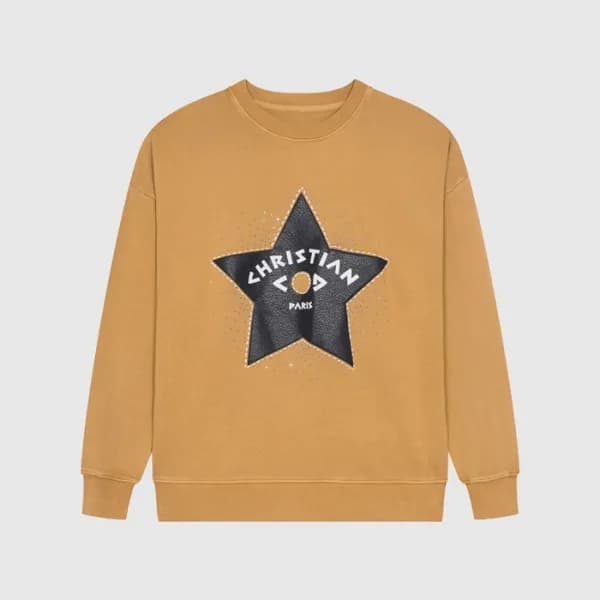 디올 남성 클래식 카멜 맨투맨 - Mens Camel Tshirts - dio02122x - 1