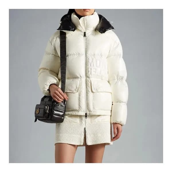 몽클레어 여성 모던 화이트 패딩 - Moncler Womens White Padding -… - 1