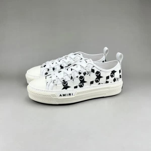 아미리 남/녀 블랙 스니커즈 - Amiri Unisex Black Sneakers - am… - 1