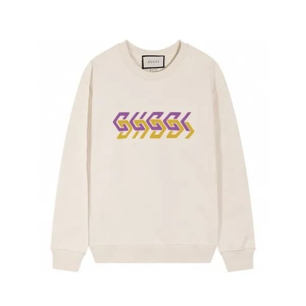 구찌 남성 베이직 아이보리 맨투맨 - Gucci Mens Ivory Tshirts - Gu… - 1