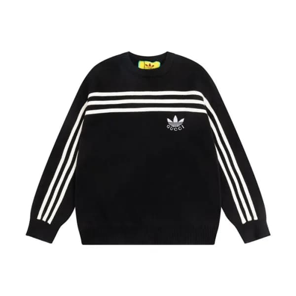 구찌 남성 베이직 블랙 스웨터 - Gucci Mens Black Sweaters - Gu9… - 1