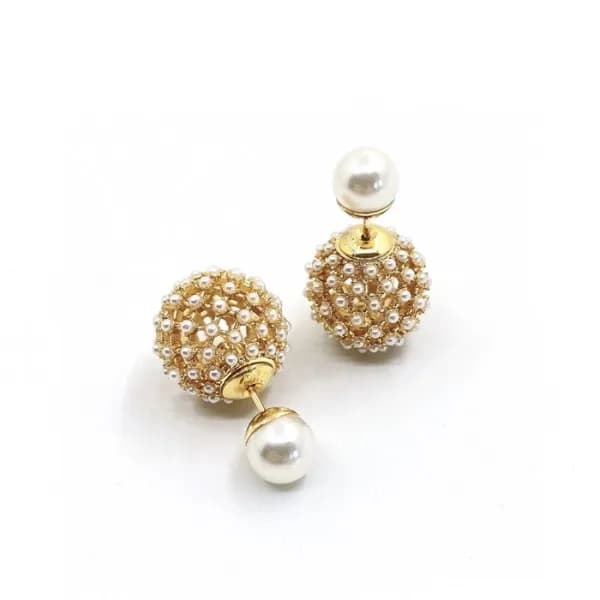 디올 여성 골드 이어링 - Dior Womens Gold Earring - acc31x - 1
