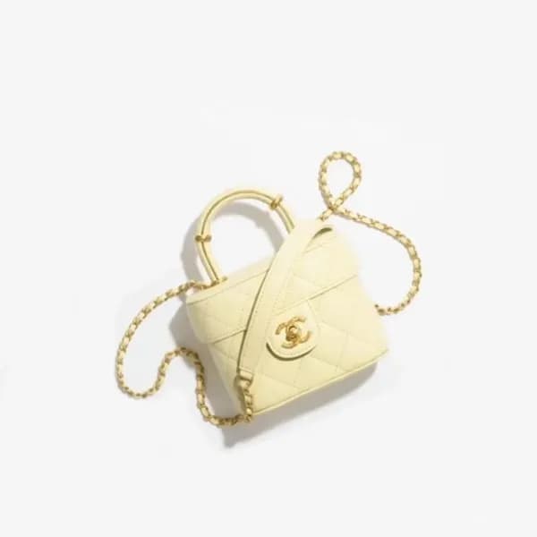 샤넬 여성 옐로우 미니백 - Chanel Womens Yellow Mini Bag - ch… - 1