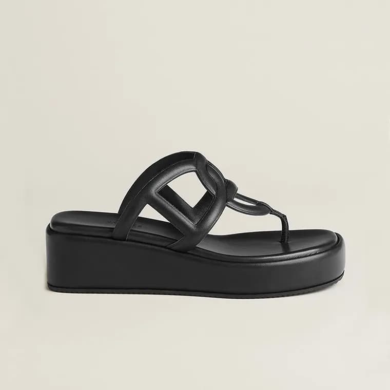 에르메스 여성 샹달 집시 샌들 【매장-220만원대】 - Hermes Womens Black… - 1