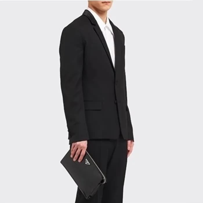 프라다 남성 블랙 클러치 - Prada Mens Black Clutch - pr773x - 1