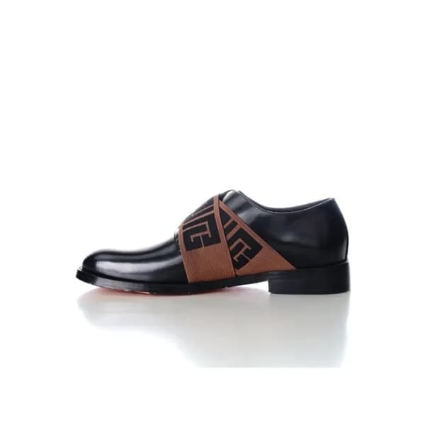 발망 남성 블랙 구두 - Balmain Mens Black Loafer - bas25x - 1