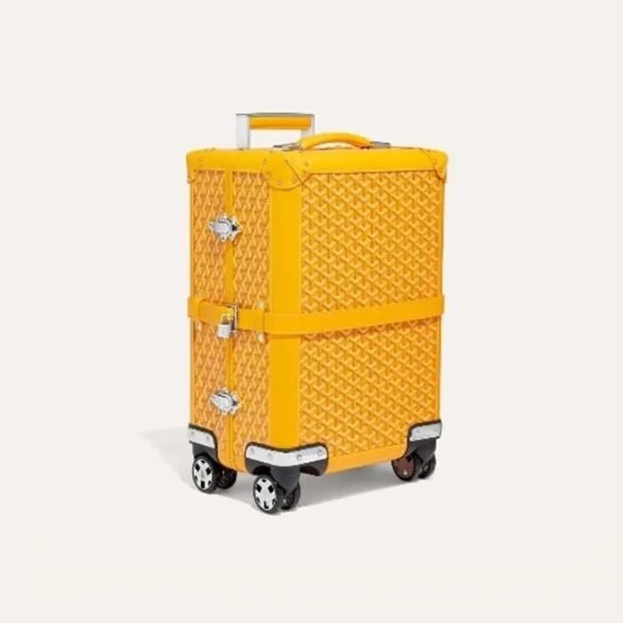 고야드 부흐제 트롤리 옐로우 캐리어 - Goyard Trolley Yellow Carrie…