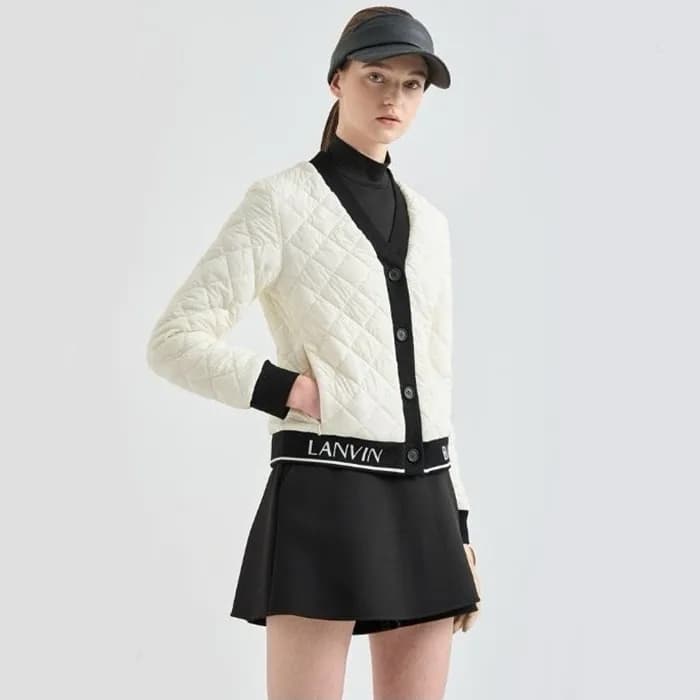 [LANVIN BLANC] 랑방블랑 여성 스트레칭 퀄티드 패딩 점퍼 - gol314x - 1