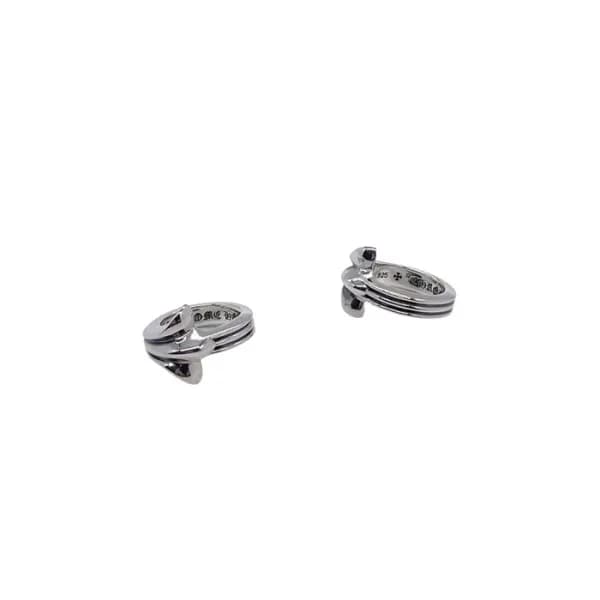 크롬하츠 남/녀 실버 반지 - Chrome Hearts Unisex Silver Ring … - 1