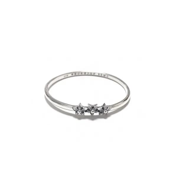 크롬하츠 남/녀 실버 팔찌 - Chrome Hearts Unisex Silver Bangl… - 1