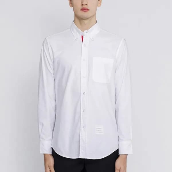 톰브라운 남성 클래식 셔츠 - Thom Browne Mens Dress Shirts - t… - 1