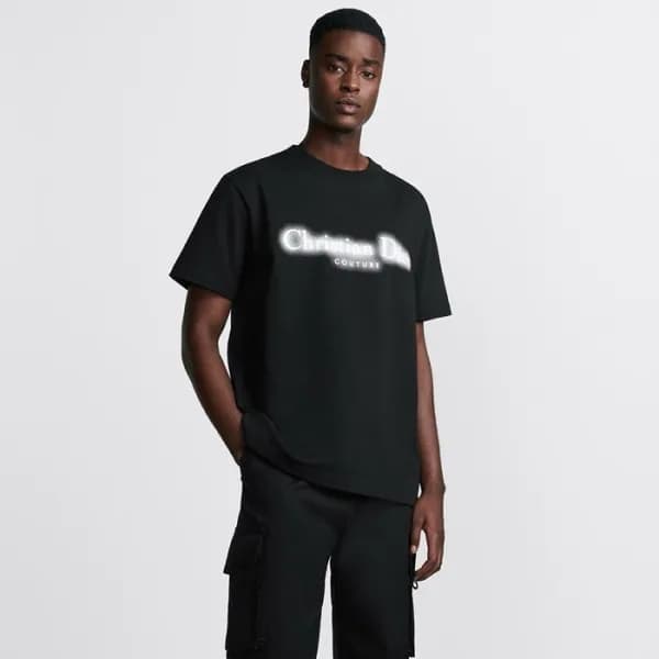 디올 남성 라운드 반팔 티셔츠 - Dior Mens Round Tshirt - dic368… - 1