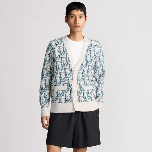 디올 남성 오블리크 가디건 - Dior Mens Oblique Cardigan - dic5… - 1
