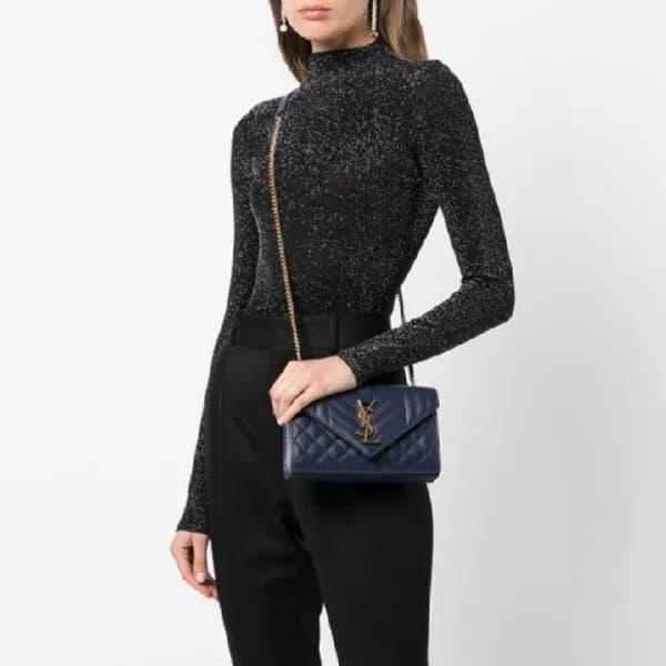 입생로랑 여성 엔벨로프 체인백 - Saint Laurent Womens Envelope C… - 1