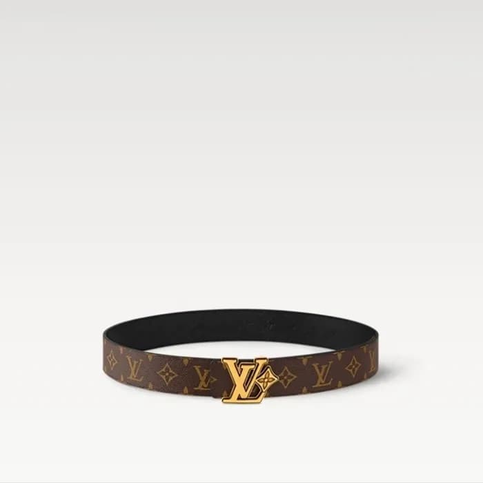 루이비통 남성 LV 플라워 리버시블 벨트 - Louis vuitton Mens LV Flo… - 1