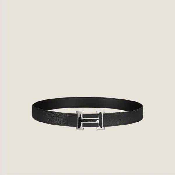 에르메스 남성 브러쉬 버클 리버서블 벨트 - Hermes Mens Brush Buckle … - 1
