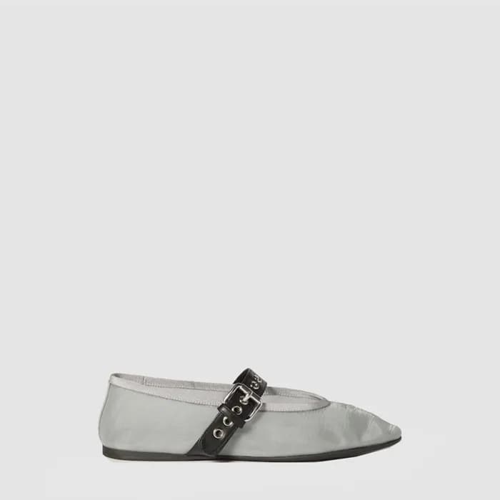 미우미우 여성 메쉬 발레리나 - Miumiu Womens Mesh Ballerina - m… - 1