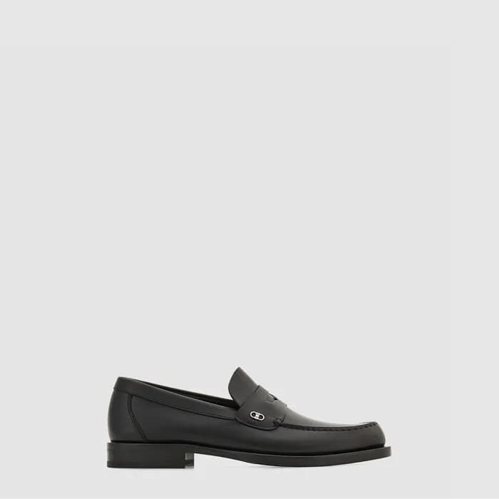 페라가모 남성 간치니 버클 슬립온 로퍼 - Ferragamo Mens Gancini Buc… - 1