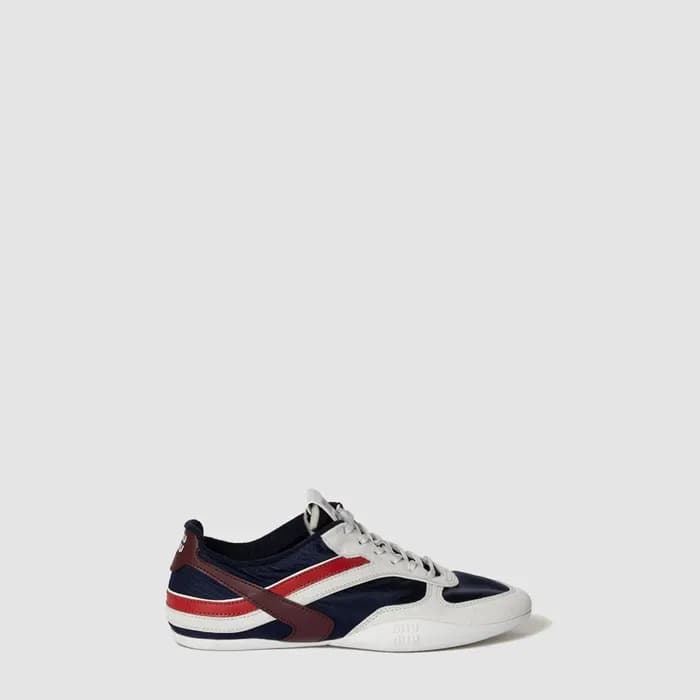 미우미우 남성 스웨이드 스니커즈 - Miumiu Mens Suede Sneakers - m… - 1