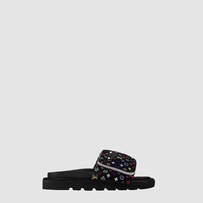 루이비통 남성 풀 필로우 플랫 컴포트 뮬 - Louis vuitton Mens Full P… - 1