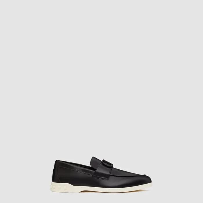 발렌티노 남성 레저 플로우 가죽 로퍼 - Valentino Mens Leisure Flow… - 1