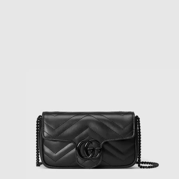 구찌 여성 GG 마몽 수퍼 미니백 - Gucci Womens GG Marmont Super… - 1