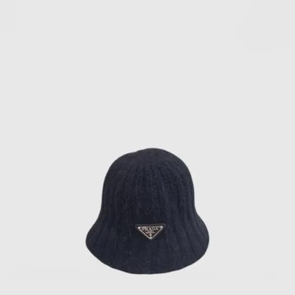 프라다 남/녀 니트 벙거지 - Prada Unisex Knit Bucket Hat - ac… - 1