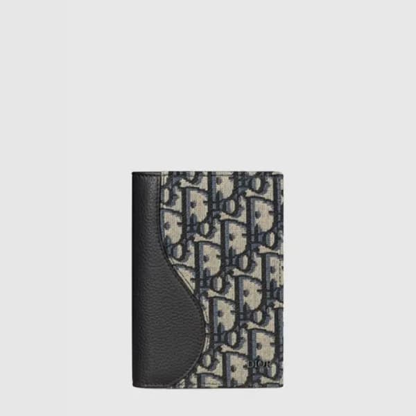디올 남성 새들 여권 커버 - Dior Mens Saddle Passport Cover -… - 1