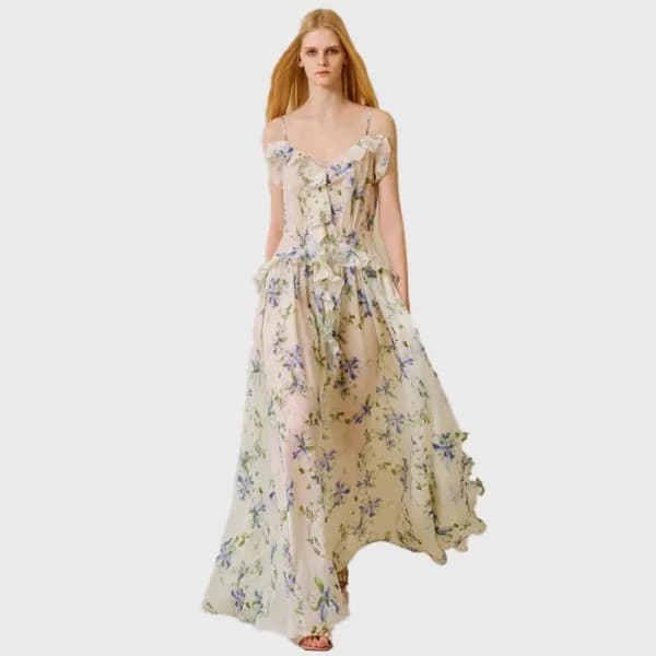 짐머만 여성 플로럴 드레스 - Zimmermann Womens Natura Flutter … - 1