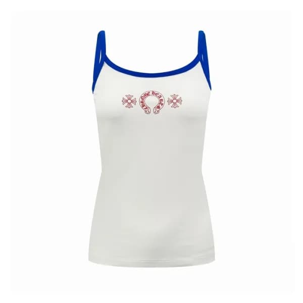 크롬하츠 여성 라운드 나시 - Chrome Hearts Womens Sleeveless T… - 1