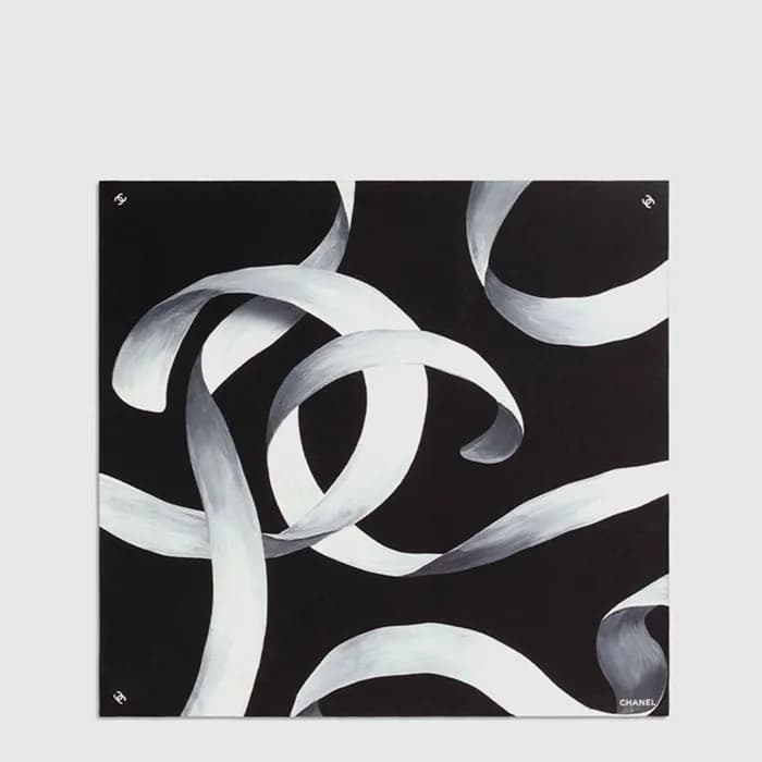 샤넬 여성 스퀘어 스카프 - Chanel Womens Square Scarf - acc83… - 1