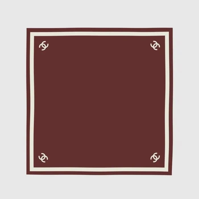 샤넬 여성 스퀘어 스카프 - Chanel Womens Square Scarf - acc83… - 1
