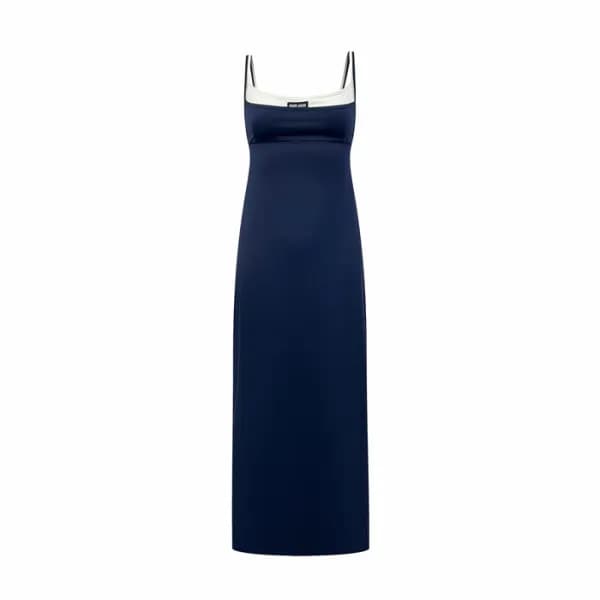 미우미우 여성 스트레치 저지 미디 드레스 - Miumiu Womens Stretch Jer… - 1