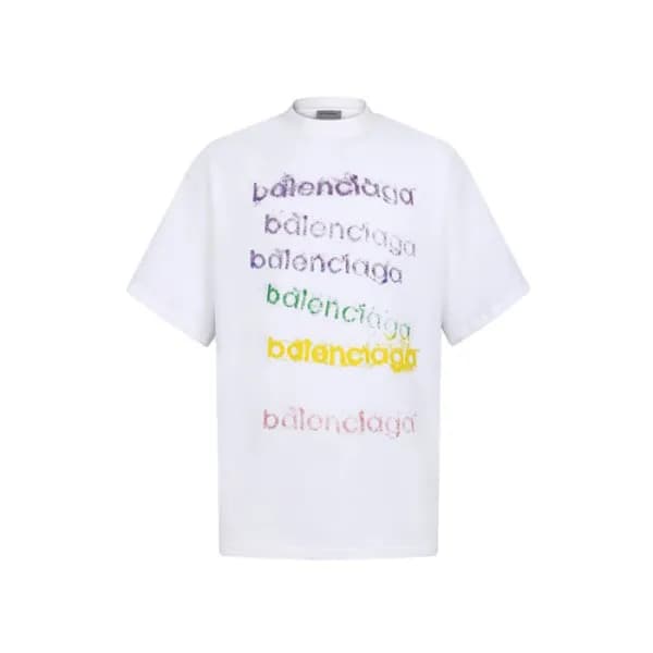 발렌시아가 남성 라운드 반팔티 - Balenciaga Mens Round Tshirt - bac17356x