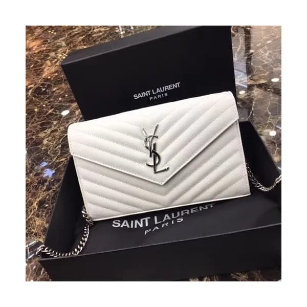 Saint Laurent Women Monogram Chain Shoulder Bag,22… - 1